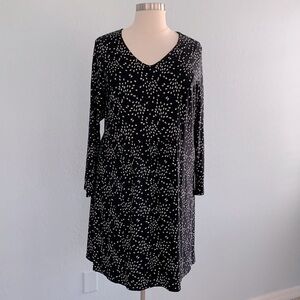 J Jill Wearever Collection Knit Petal Dress